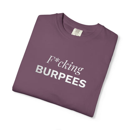 T-shirt unisex brodé « Fucking Burpees »