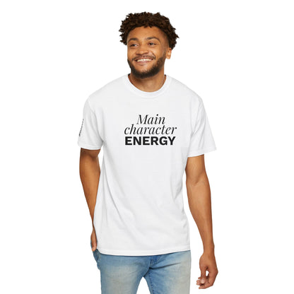 T-shirt unisex brodé « Main Character Energy »