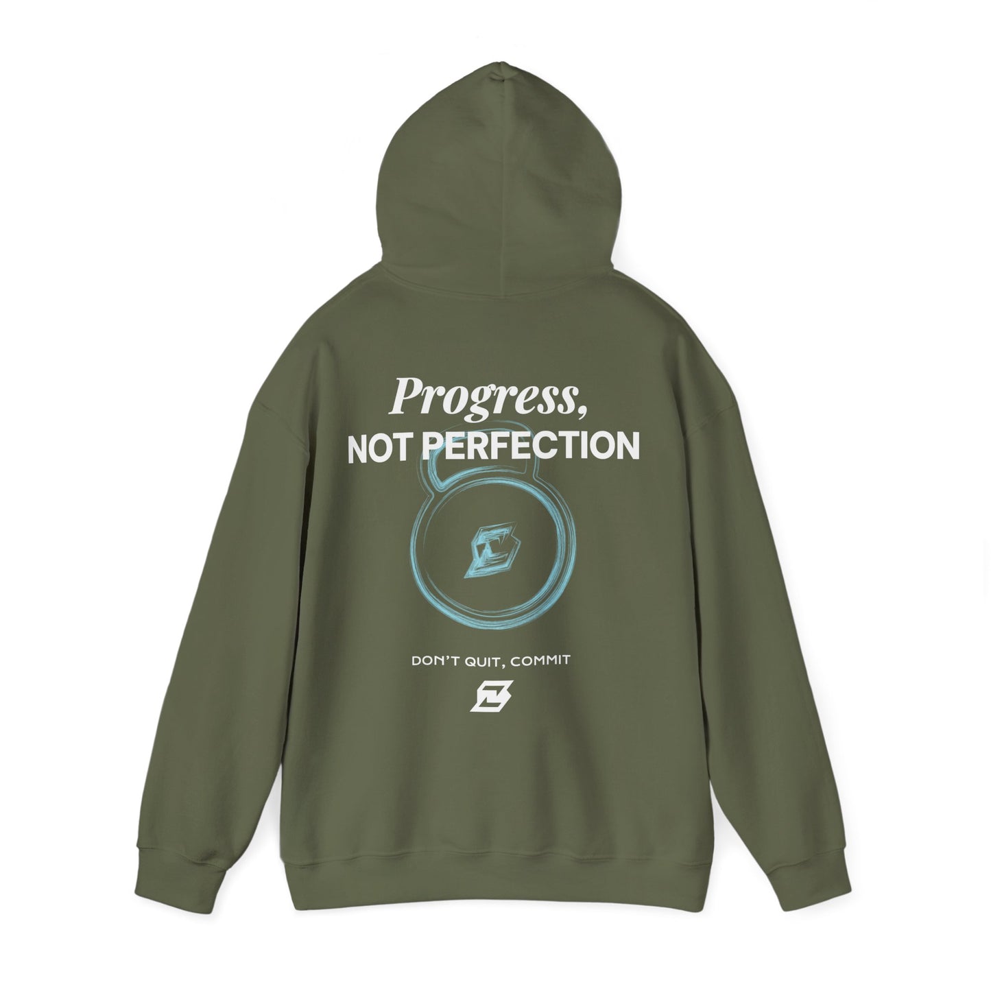 Hoodie unisex Design « Progress not perfection »