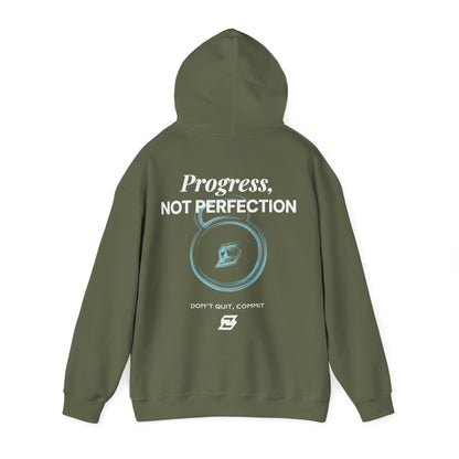 Hoodie unisex Design « Progress not perfection »