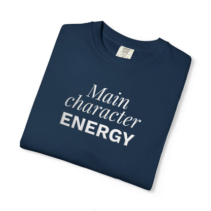 T-shirt unisex brodé « Main Character Energy »