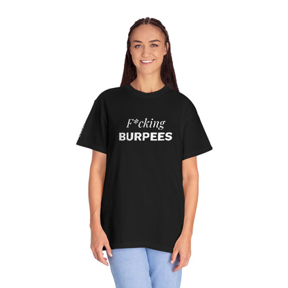 T-shirt unisex brodé « Fucking Burpees »