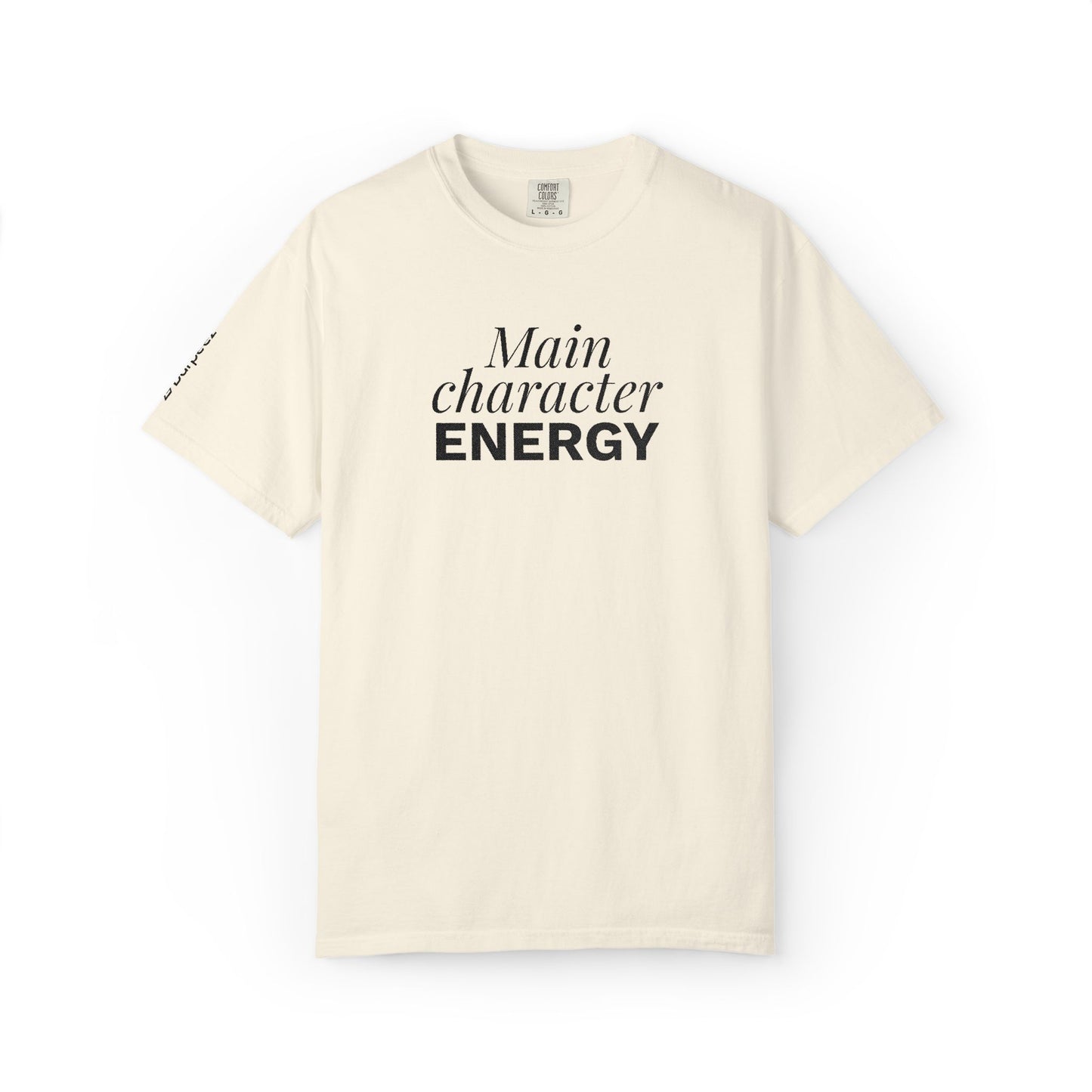 T-shirt unisex brodé « Main Character Energy »