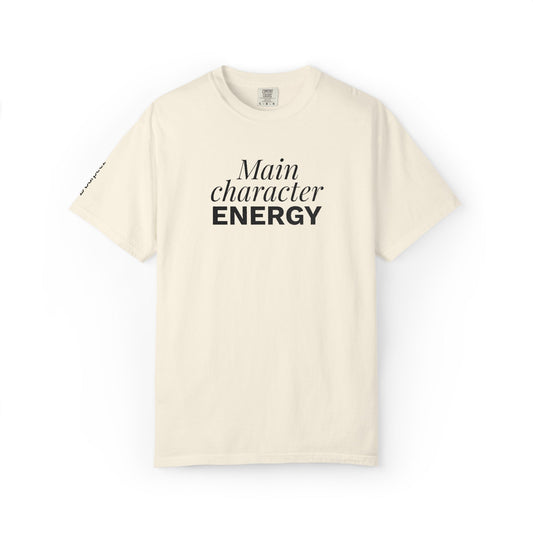 T-shirt unisex brodé « Main Character Energy »