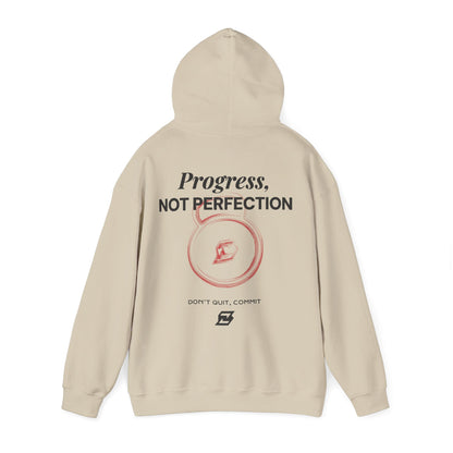 Hoodie unisex Design « Progress not perfection »
