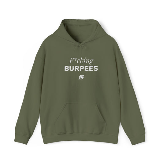 Hoodie unisex brodé « Fucking Burpees »